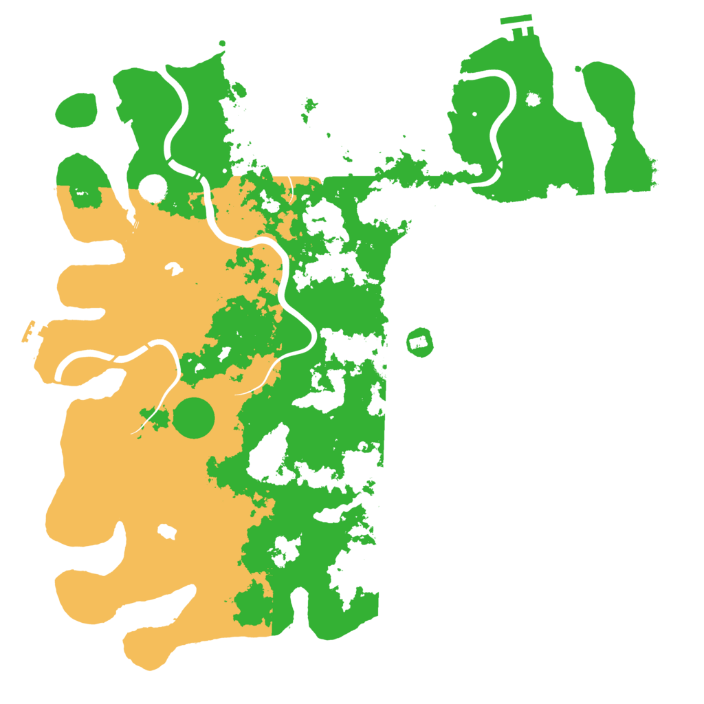 Biome Rust Map: Procedural Map, Size: 4500, Seed: 432567323