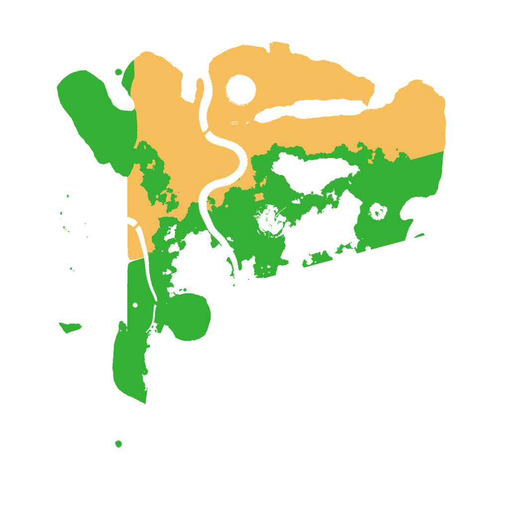 Biome Rust Map: Procedural Map, Size: 3000, Seed: 7894322