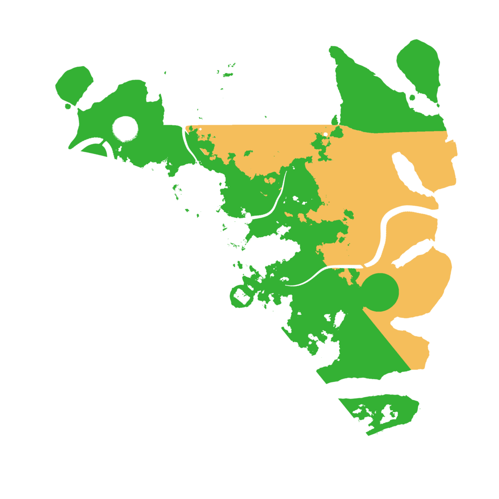 Biome Rust Map: Procedural Map, Size: 3500, Seed: 1839944903