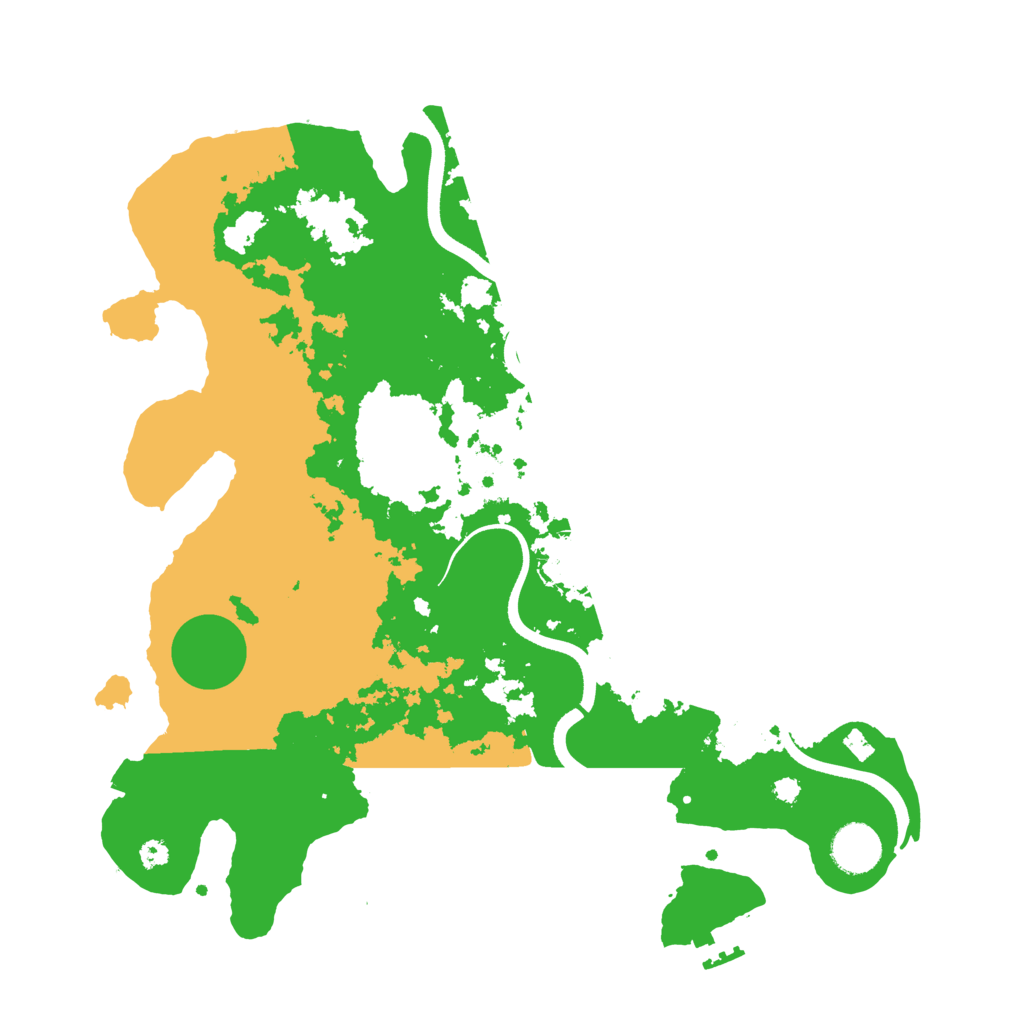 Biome Rust Map: Procedural Map, Size: 3600, Seed: 738