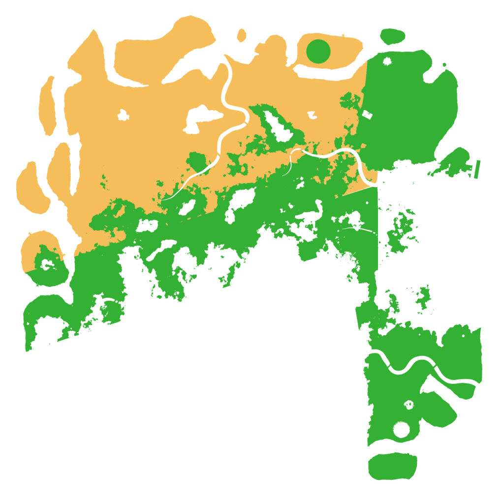 Biome Rust Map: Procedural Map, Size: 5500, Seed: 326548