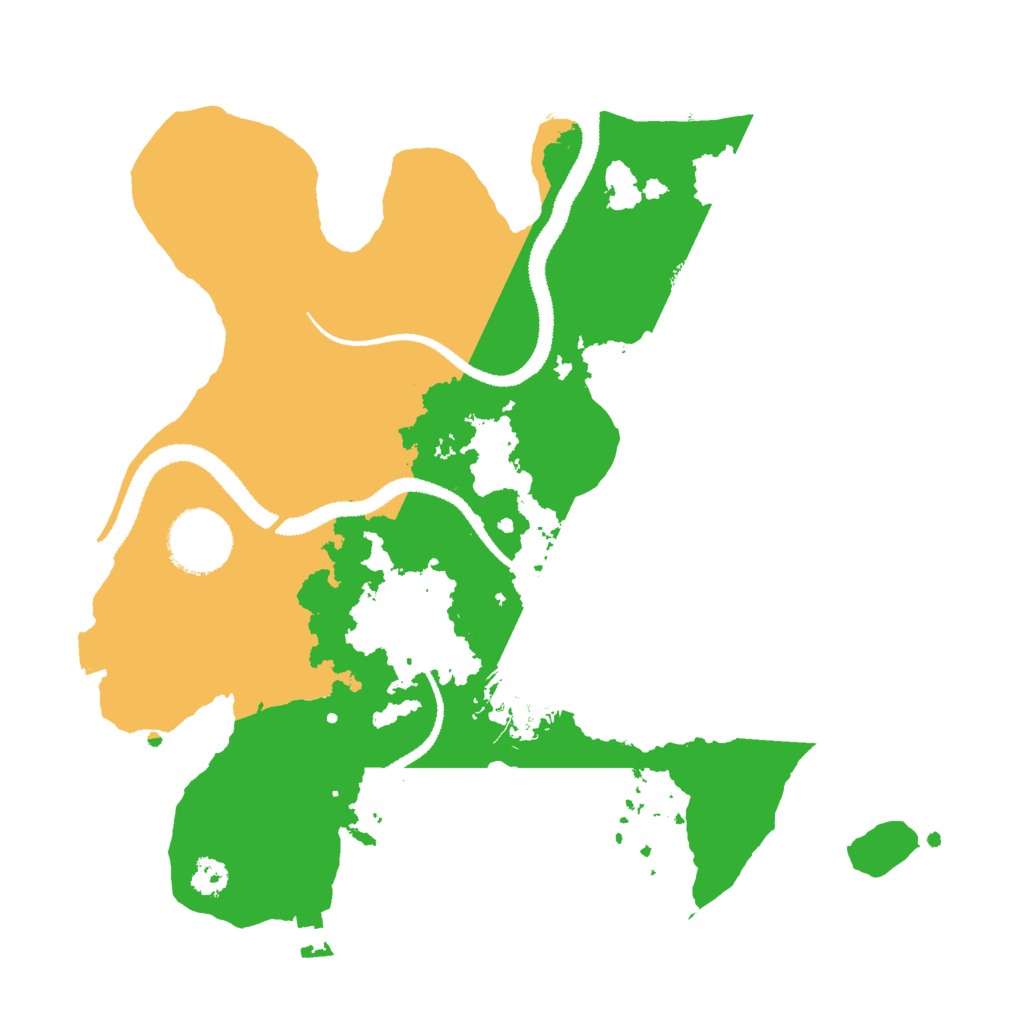 Biome Rust Map: Procedural Map, Size: 2800, Seed: 1749260617