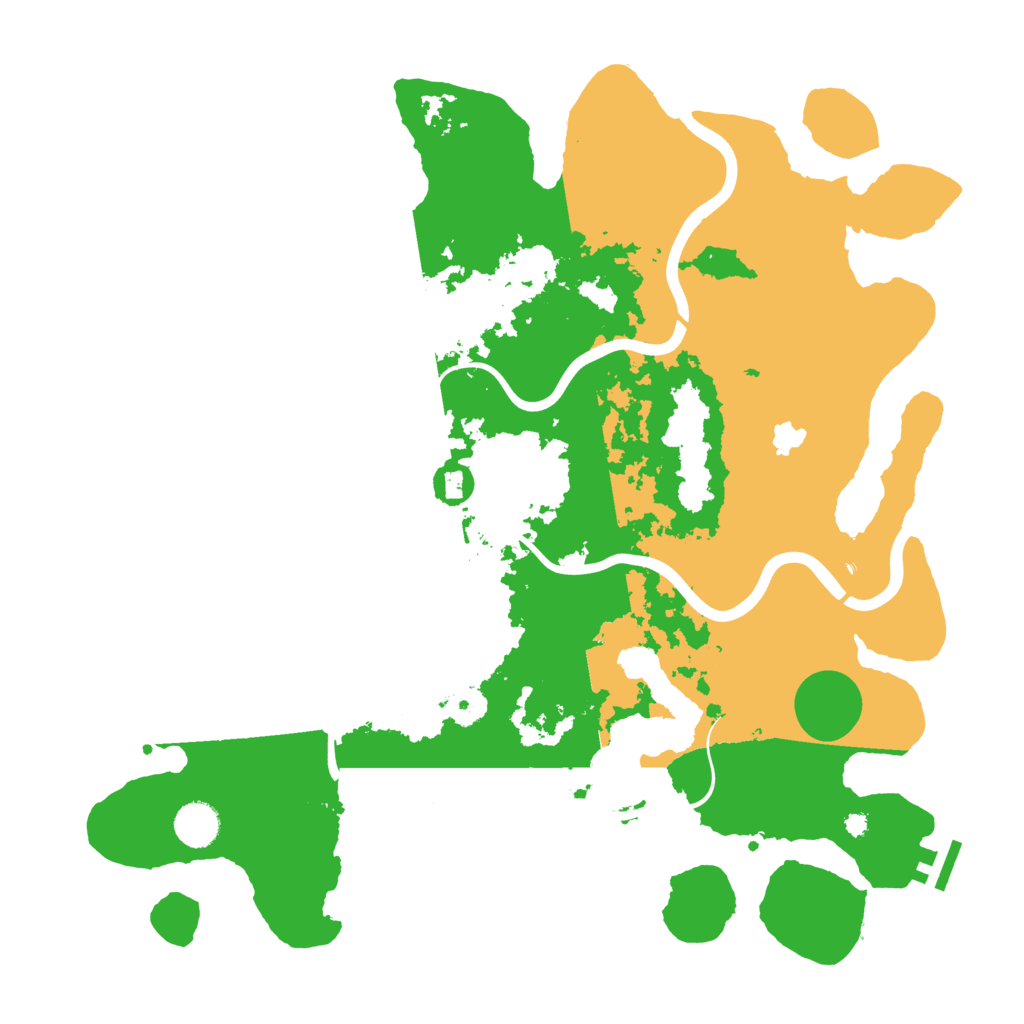 Biome Rust Map: Procedural Map, Size: 4000, Seed: 2547