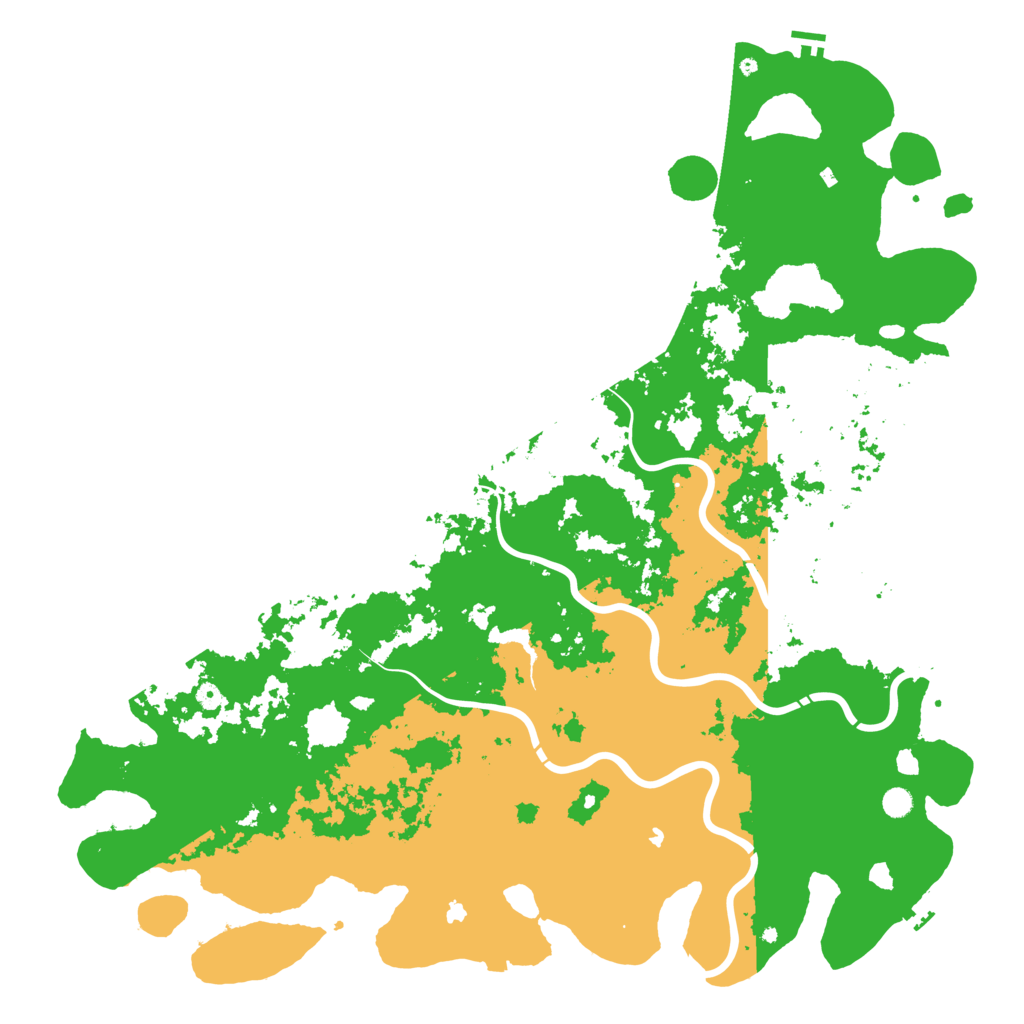 Biome Rust Map: Procedural Map, Size: 6000, Seed: 18578033