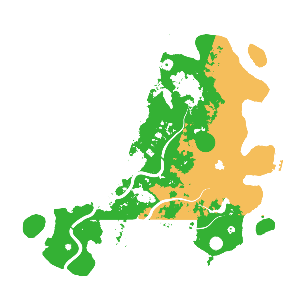 Biome Rust Map: Procedural Map, Size: 4000, Seed: 25510