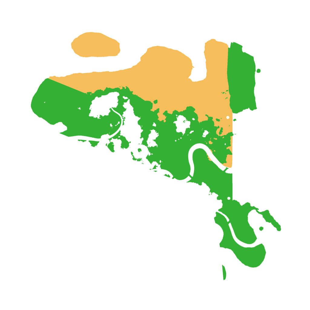 Biome Rust Map: Procedural Map, Size: 3000, Seed: 26059
