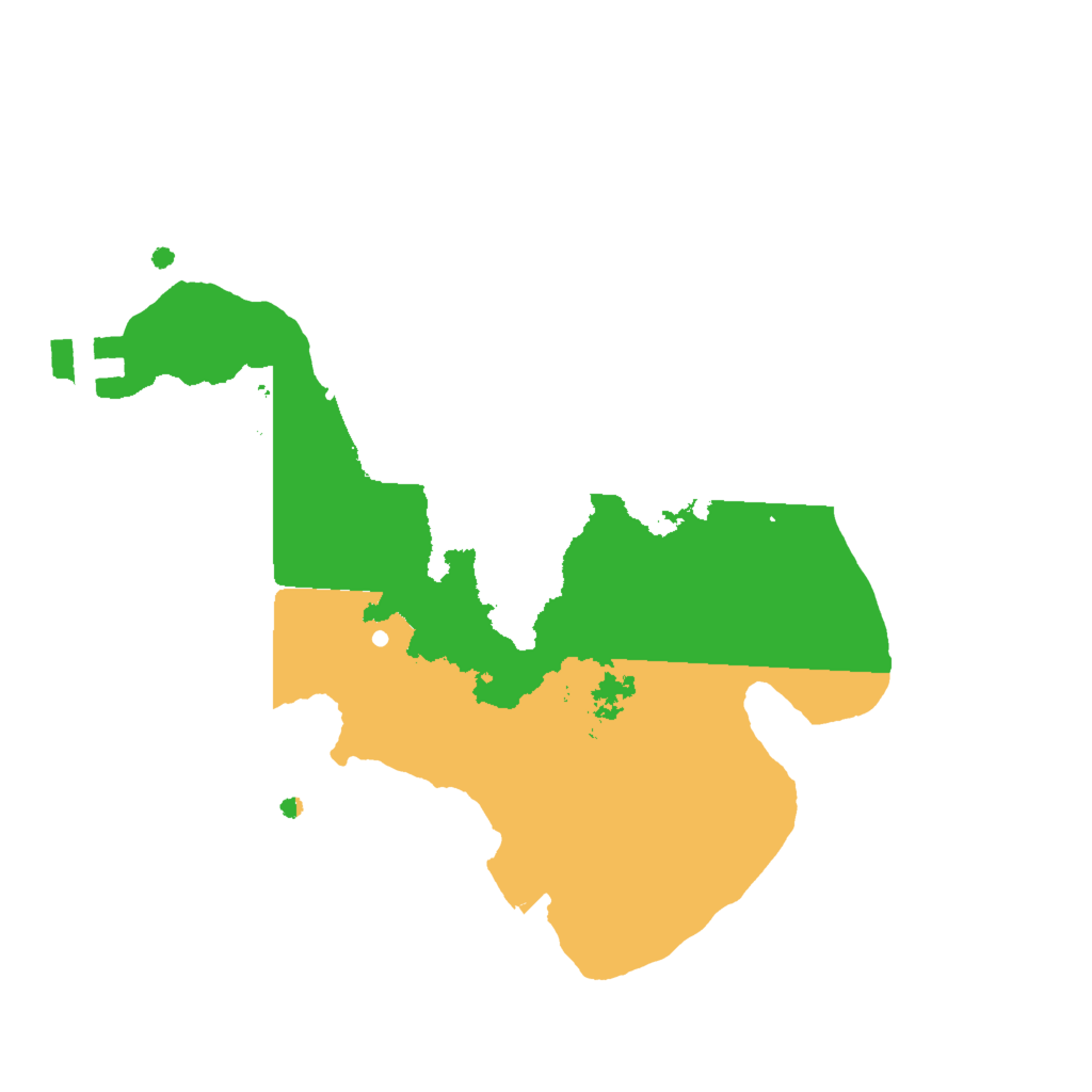 Biome Rust Map: Procedural Map, Size: 2000, Seed: 1434981121