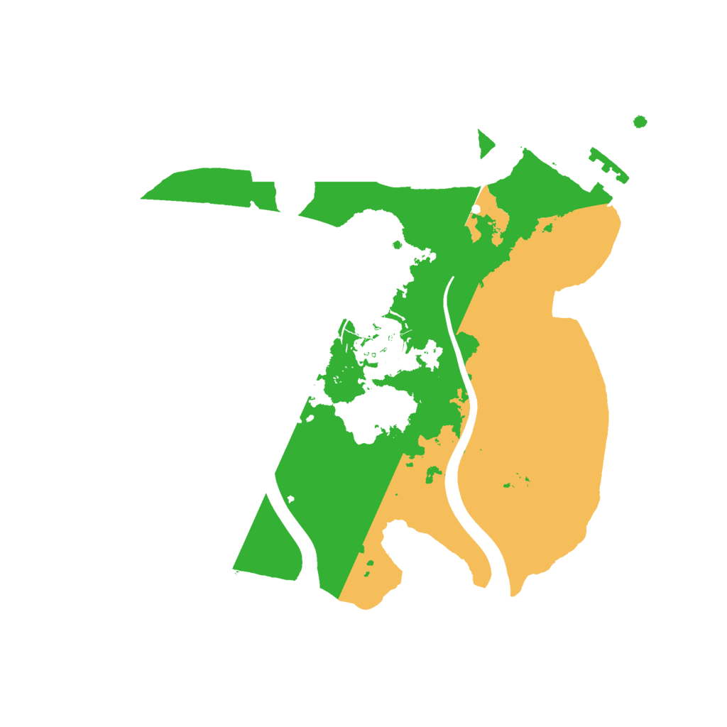 Biome Rust Map: Procedural Map, Size: 2300, Seed: 698243