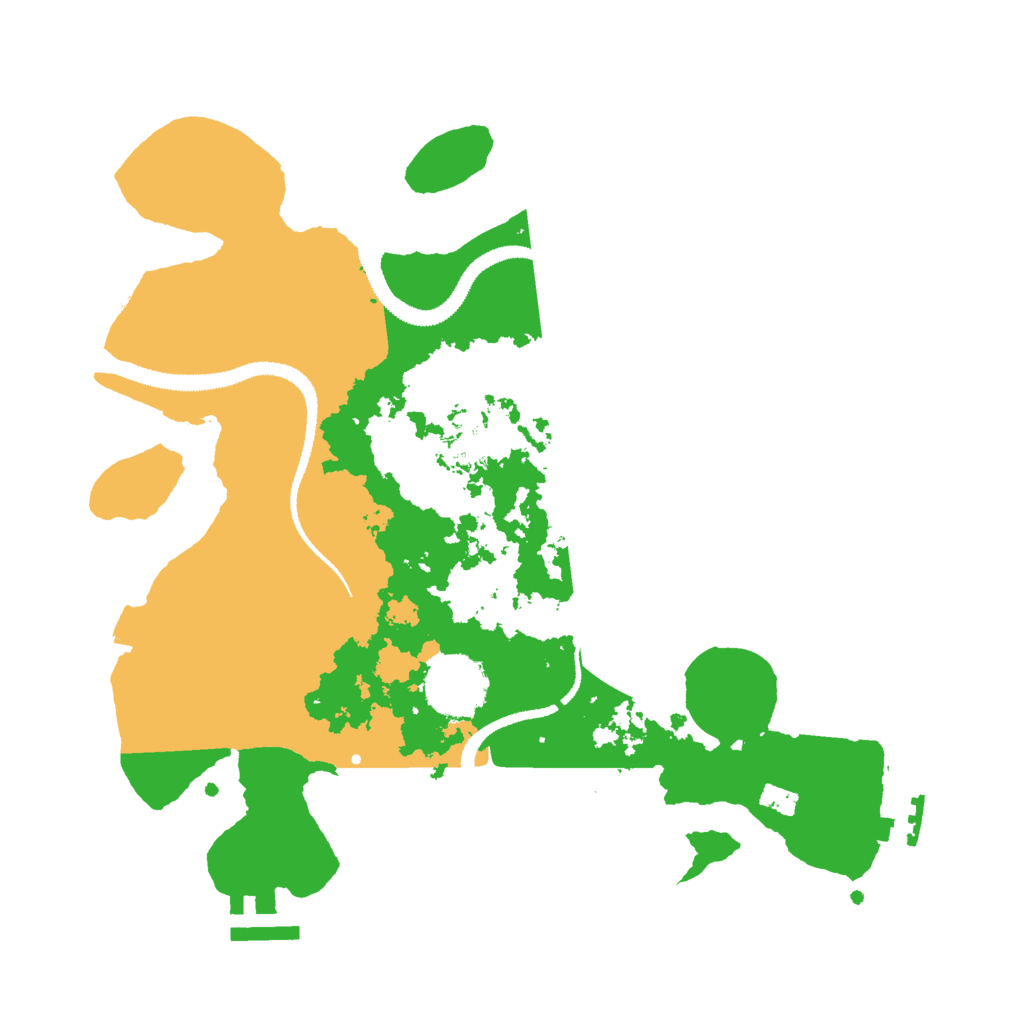 Biome Rust Map: Procedural Map, Size: 3000, Seed: 5512654