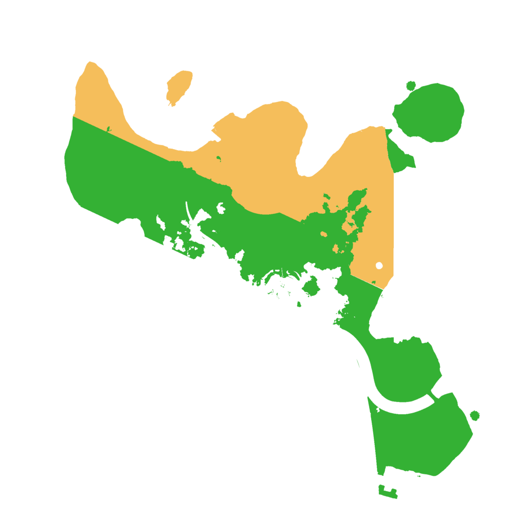 Biome Rust Map: Procedural Map, Size: 2200, Seed: 70000