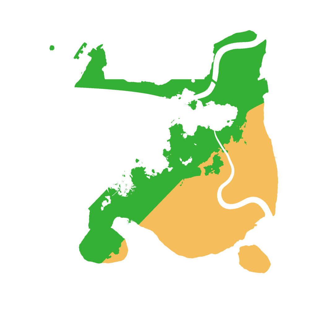 Biome Rust Map: Procedural Map, Size: 2500, Seed: 1356905282