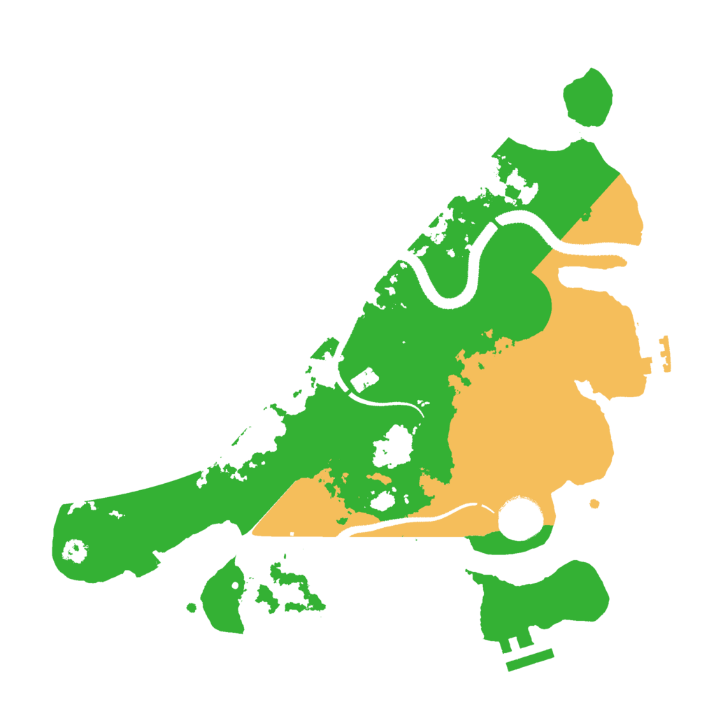 Biome Rust Map: Procedural Map, Size: 3000, Seed: 1790108391
