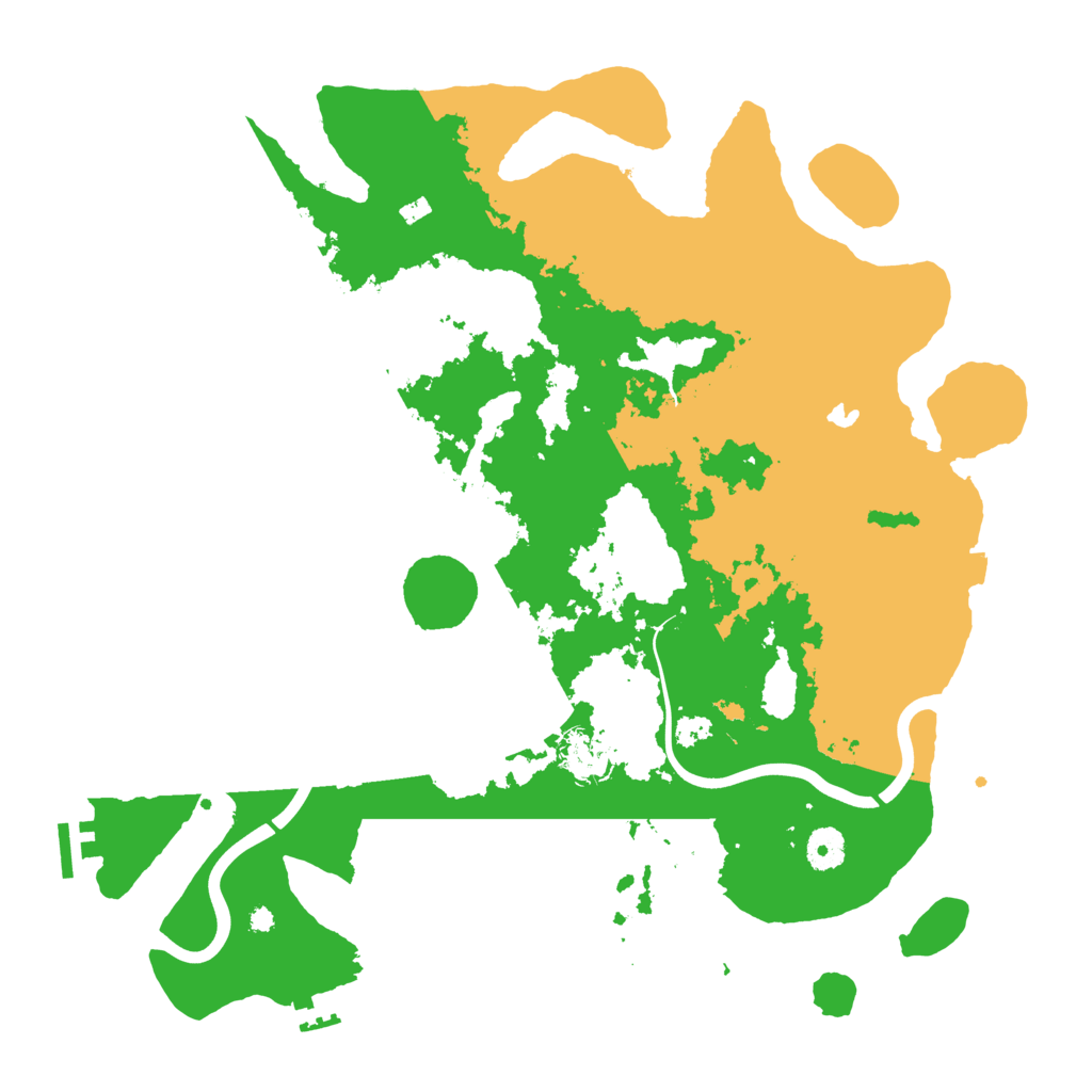 Biome Rust Map: Procedural Map, Size: 4000, Seed: 598224644