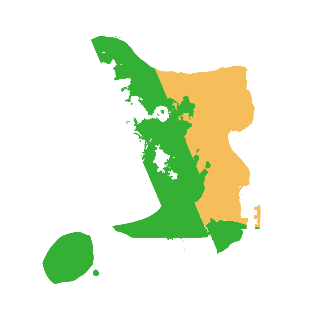 Biome Rust Map: Procedural Map, Size: 2000, Seed: 26144519