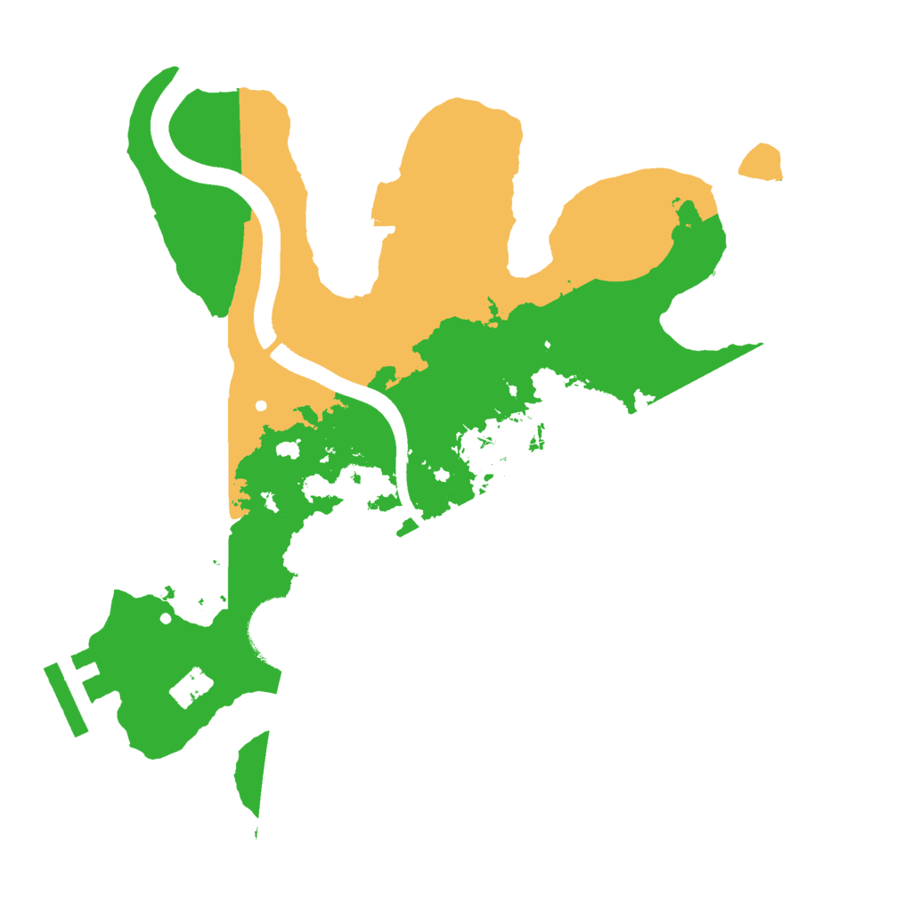 Biome Rust Map: Procedural Map, Size: 2419, Seed: 481981