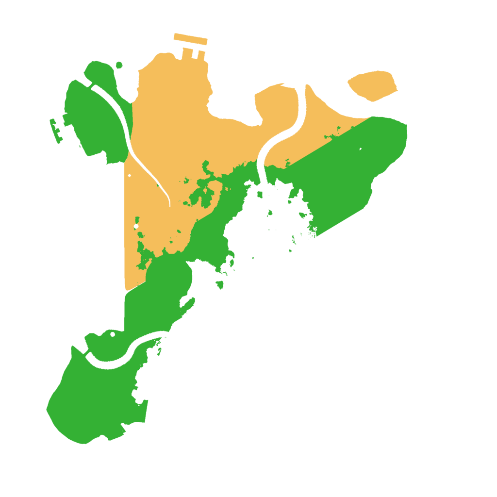 Biome Rust Map: Procedural Map, Size: 3000, Seed: 1493960816