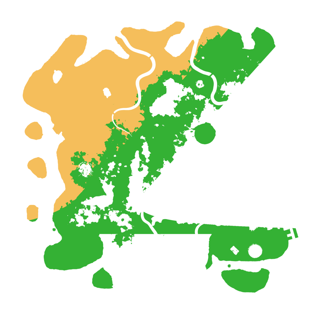 Biome Rust Map: Procedural Map, Size: 4000, Seed: 839867113