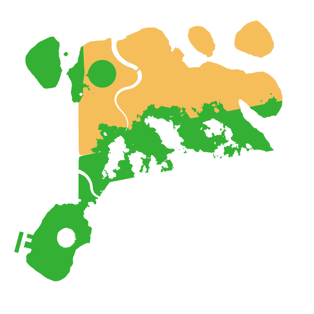 Biome Rust Map: Procedural Map, Size: 3000, Seed: 21859