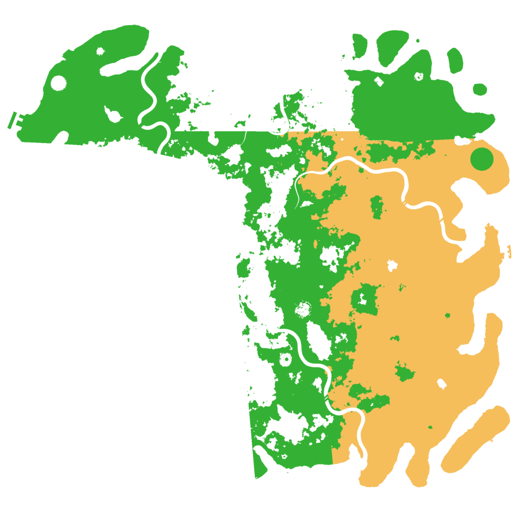 Biome Rust Map: Procedural Map, Size: 6000, Seed: 87072761