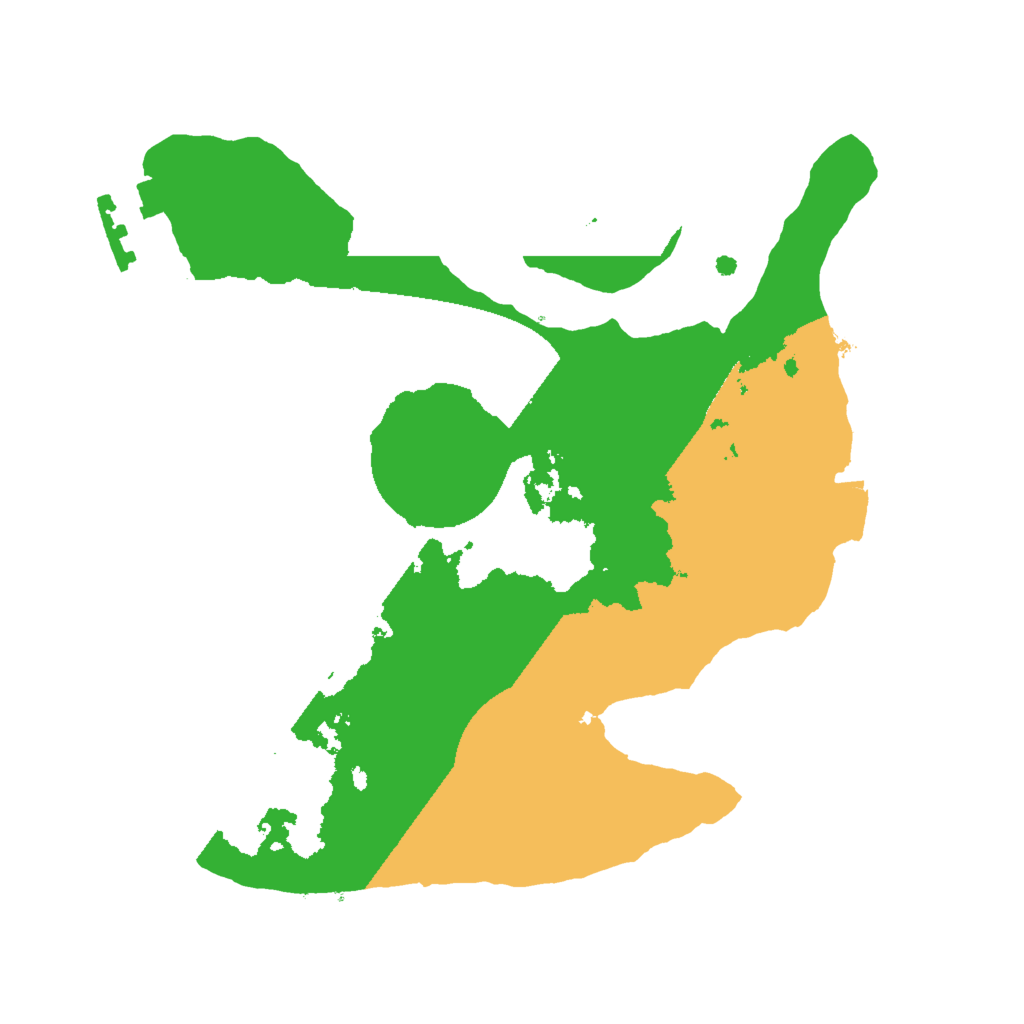 Biome Rust Map: Procedural Map, Size: 2000, Seed: 174639246
