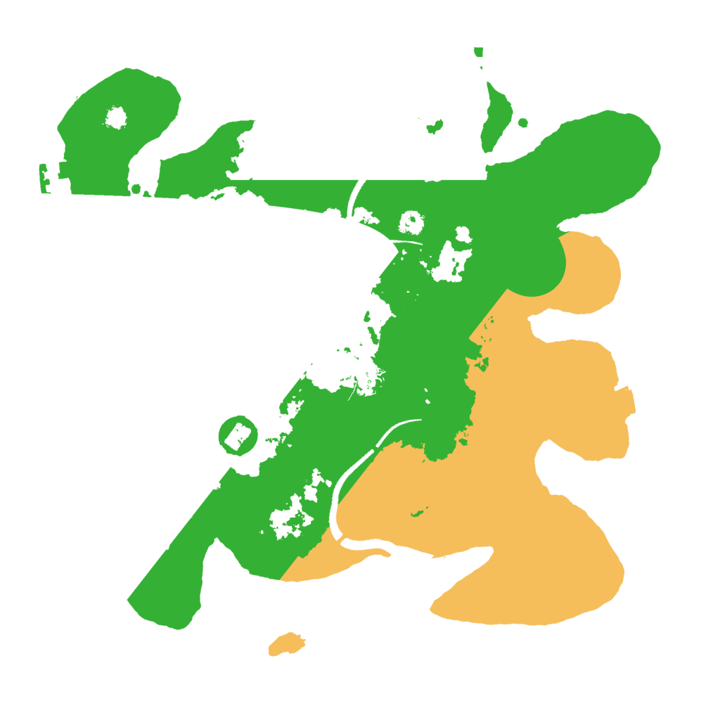 Biome Rust Map: Procedural Map, Size: 3000, Seed: 1015460783