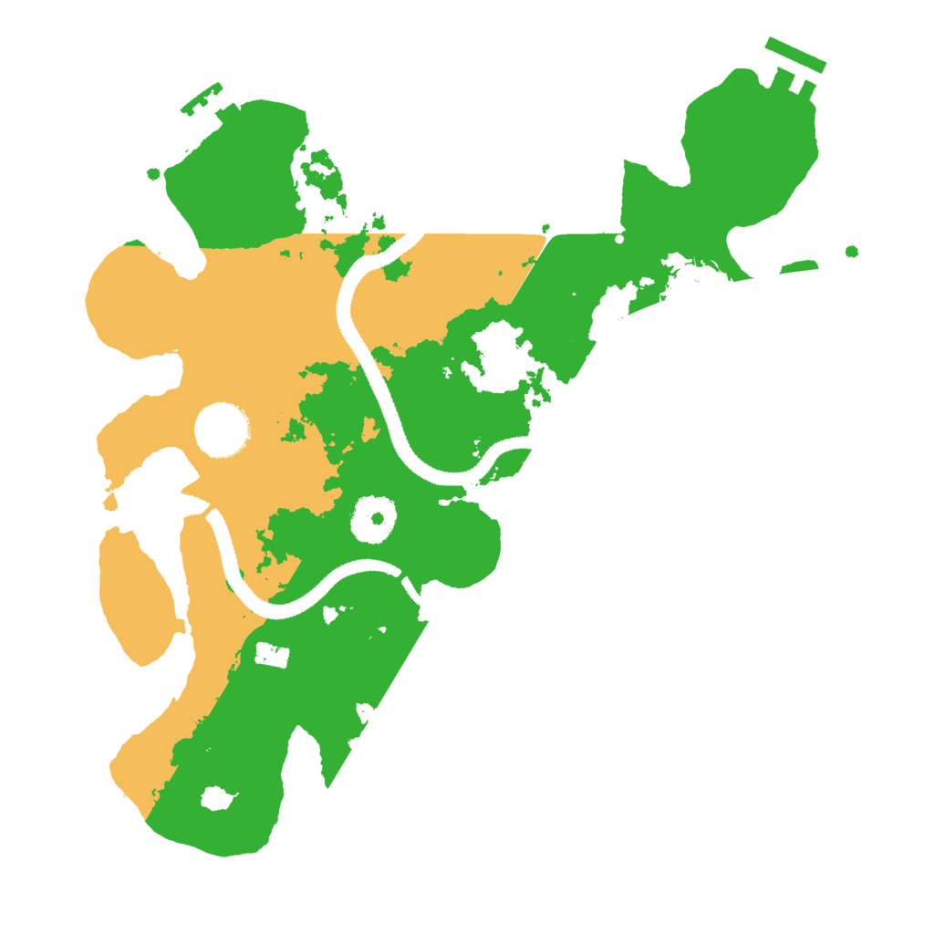 Biome Rust Map: Procedural Map, Size: 3000, Seed: 89824