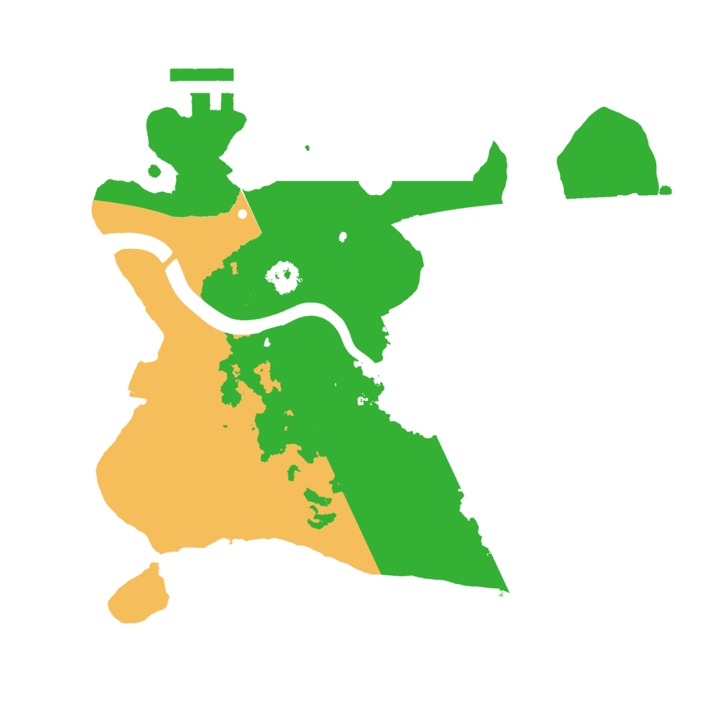 Biome Rust Map: Procedural Map, Size: 2300, Seed: 824263016