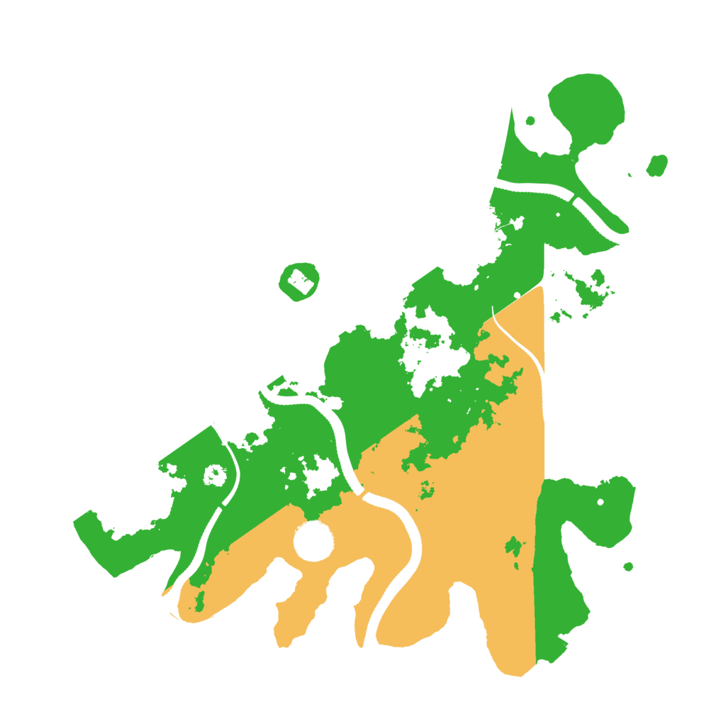 Biome Rust Map: Procedural Map, Size: 3200, Seed: 899792873