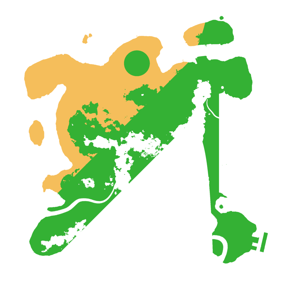 Biome Rust Map: Procedural Map, Size: 3000, Seed: 28207931