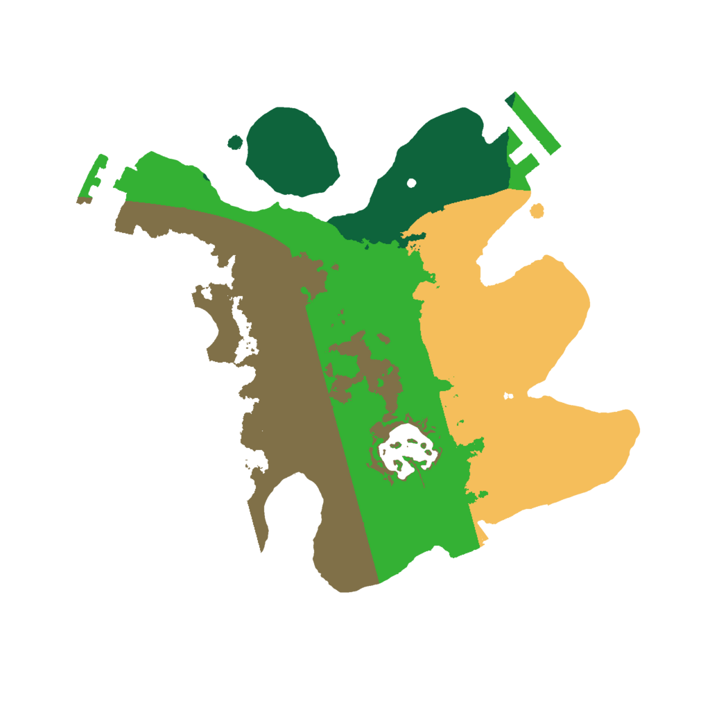 Biome Rust Map: Procedural Map, Size: 2000, Seed: 428649467