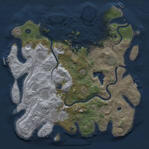 Thumbnail Rust Map: Procedural Map, Size: 4250, Seed: 1531573668, 16 Monuments