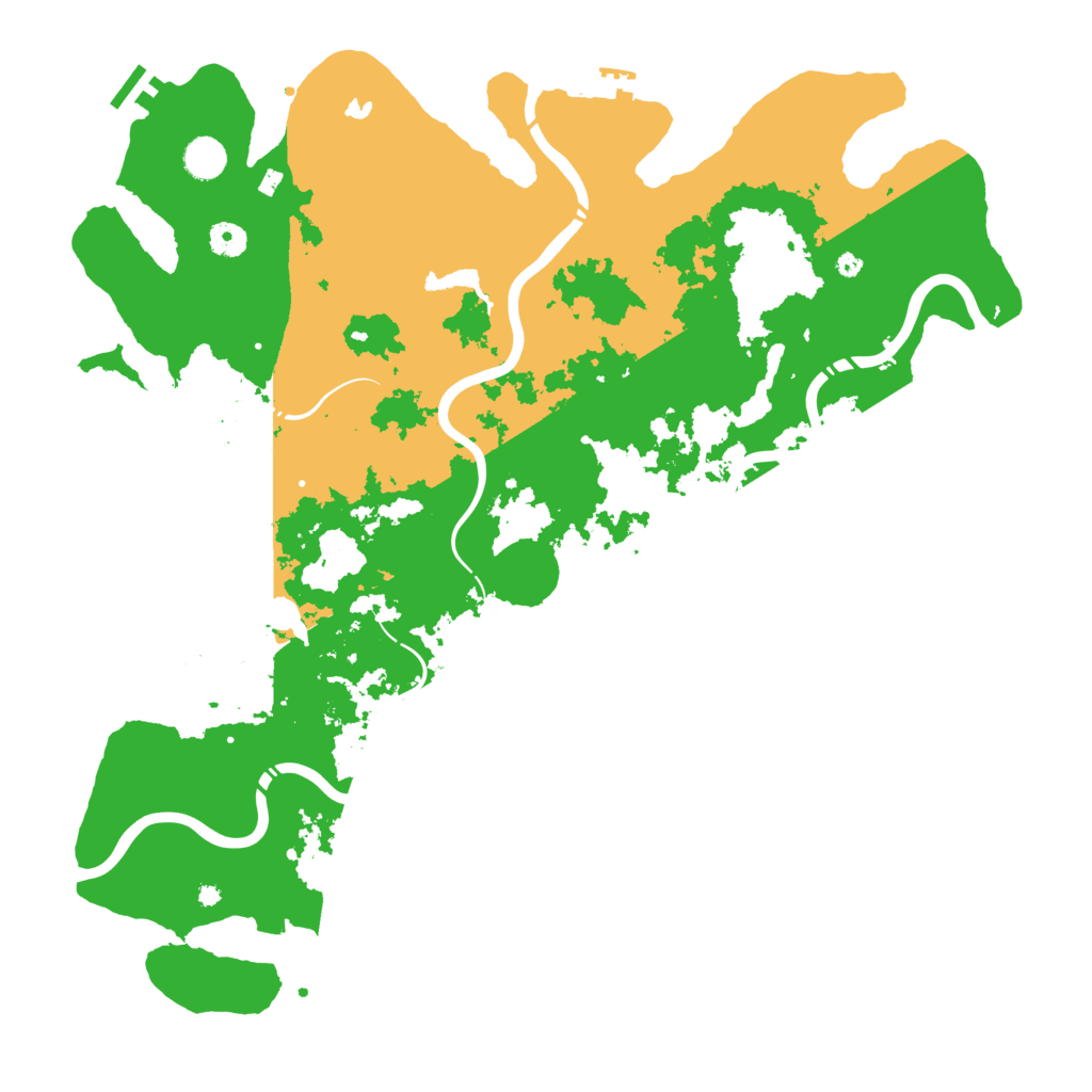 Biome Rust Map: Procedural Map, Size: 4500, Seed: 792282531