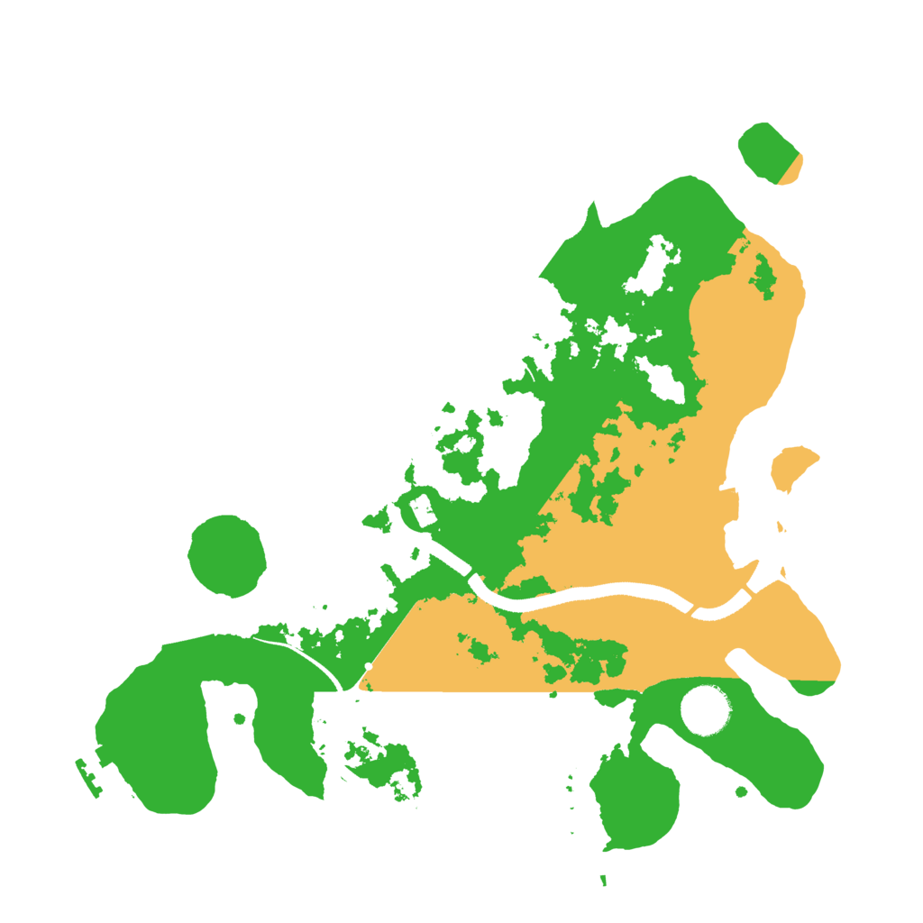 Biome Rust Map: Procedural Map, Size: 3300, Seed: 1566642427