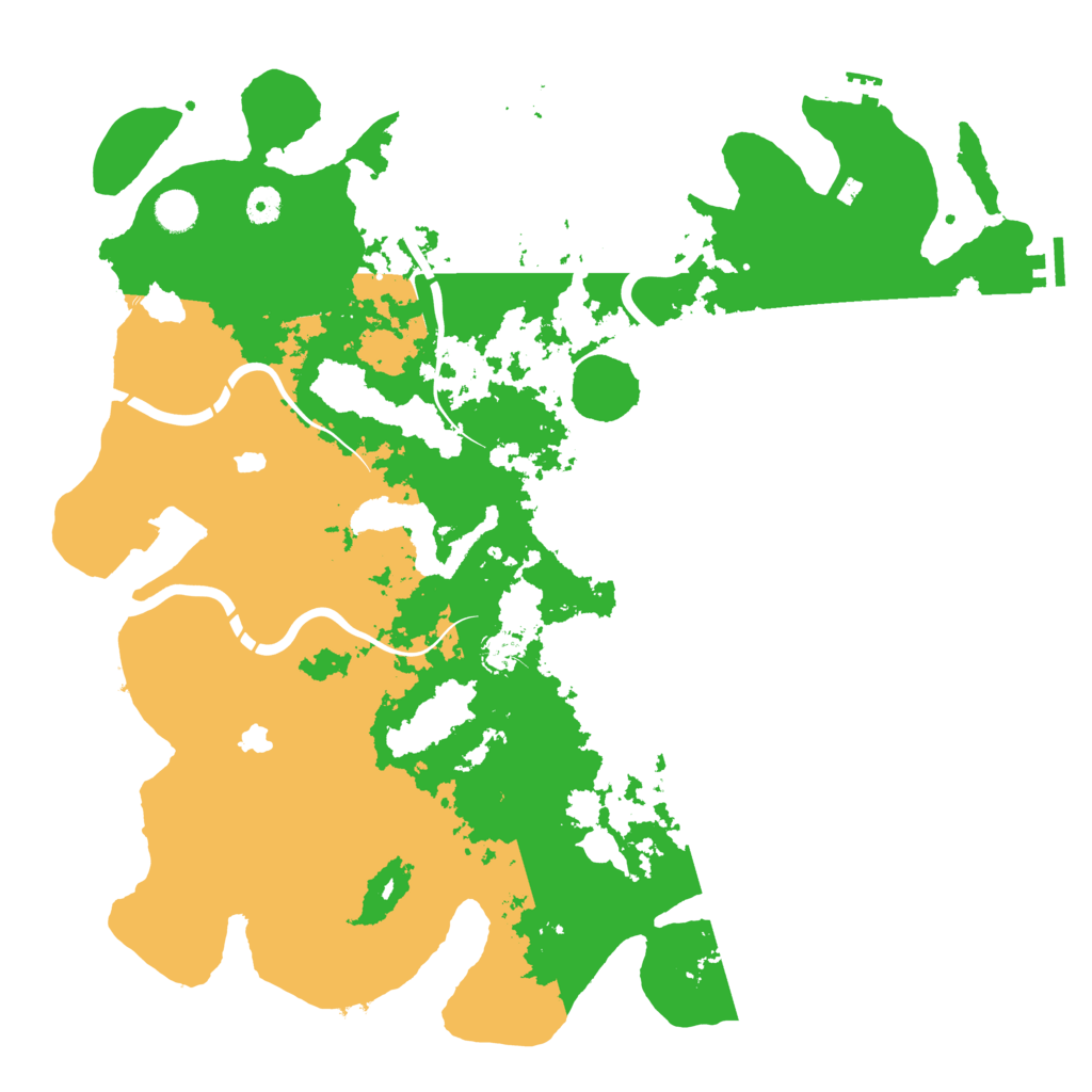 Biome Rust Map: Procedural Map, Size: 4500, Seed: 234471844
