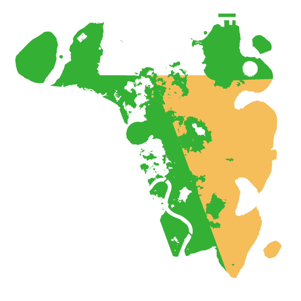Biome Rust Map: Procedural Map, Size: 3500, Seed: 771963425