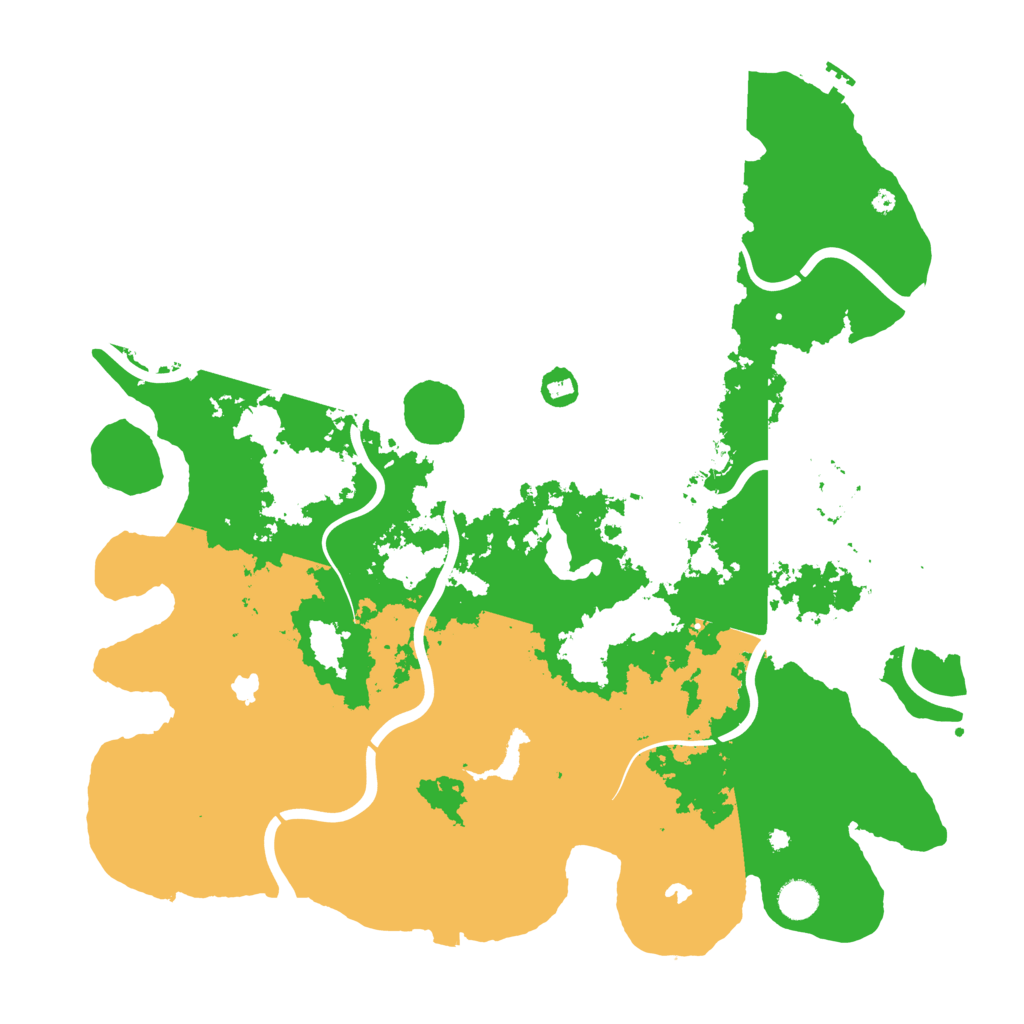 Biome Rust Map: Procedural Map, Size: 4500, Seed: 458923406
