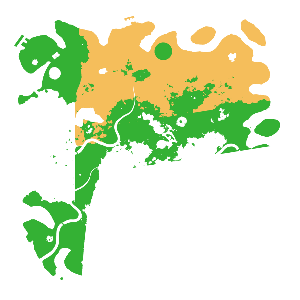 Biome Rust Map: Procedural Map, Size: 4500, Seed: 859355879