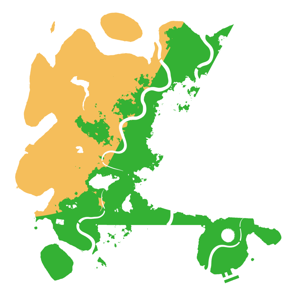 Biome Rust Map: Procedural Map, Size: 4000, Seed: 1372244527