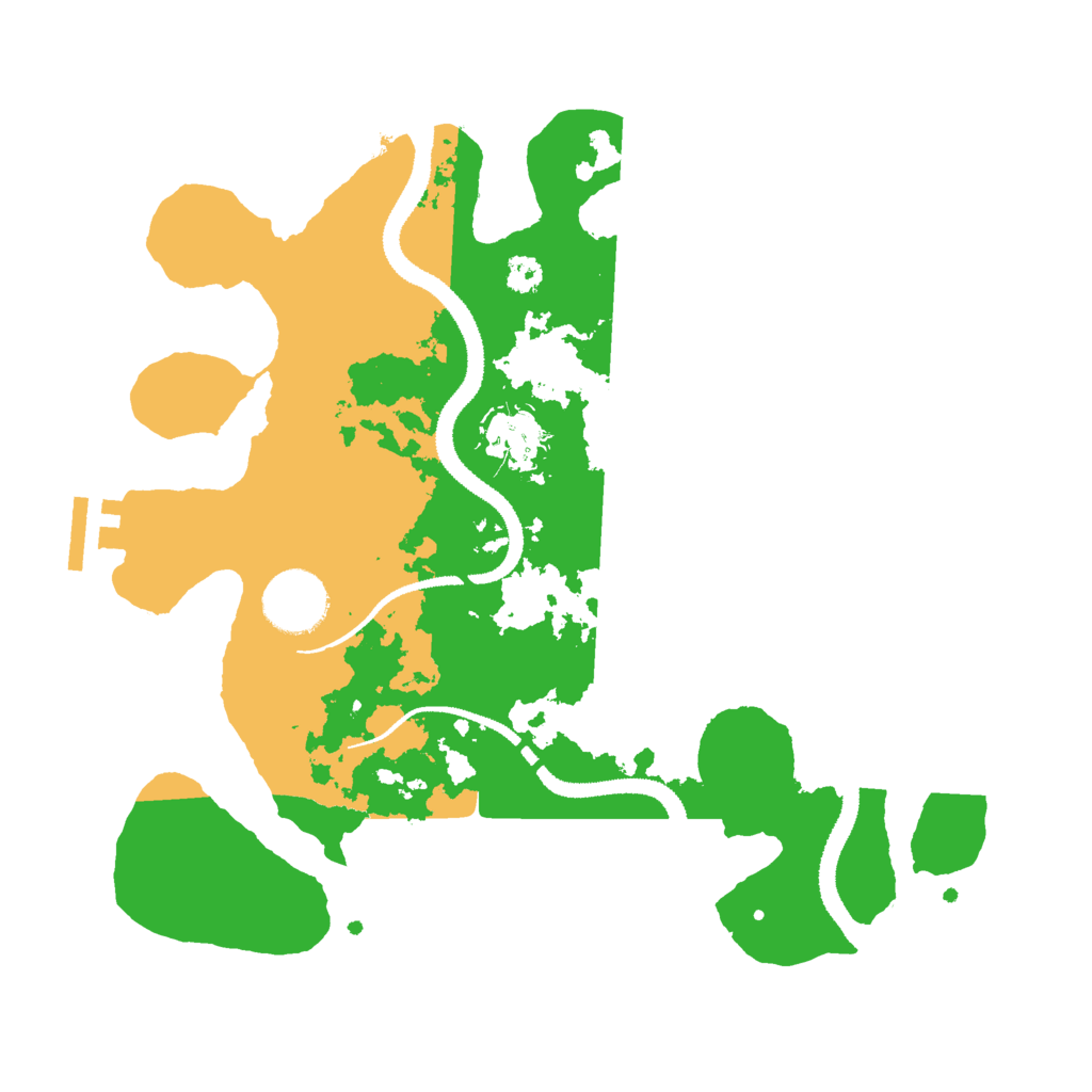 Biome Rust Map: Procedural Map, Size: 3000, Seed: 73786570