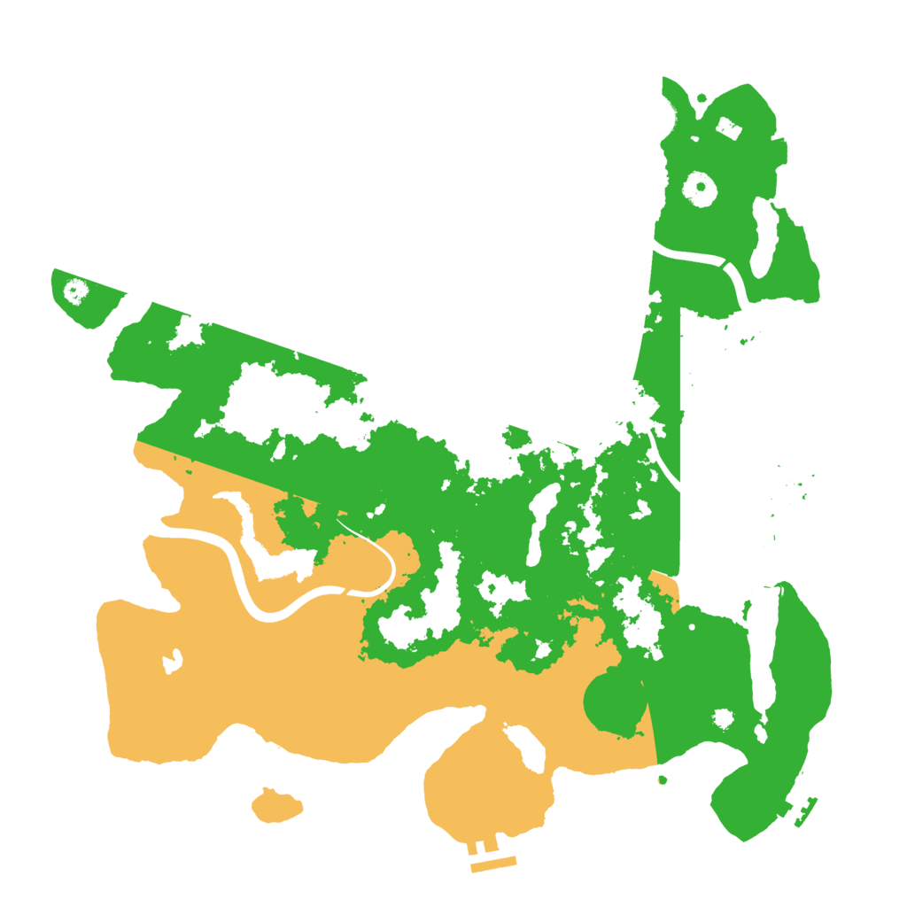 Biome Rust Map: Procedural Map, Size: 4000, Seed: 5364284