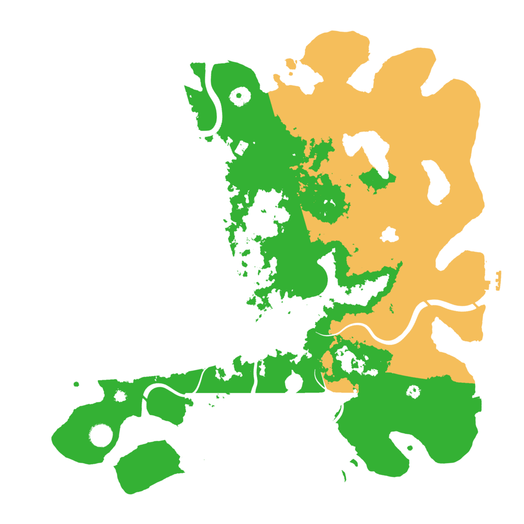 Biome Rust Map: Procedural Map, Size: 4000, Seed: 758502423