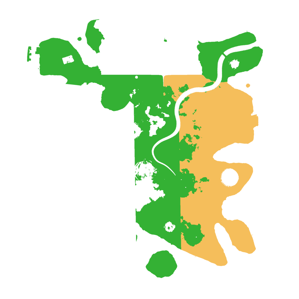 Biome Rust Map: Procedural Map, Size: 3000, Seed: 541685