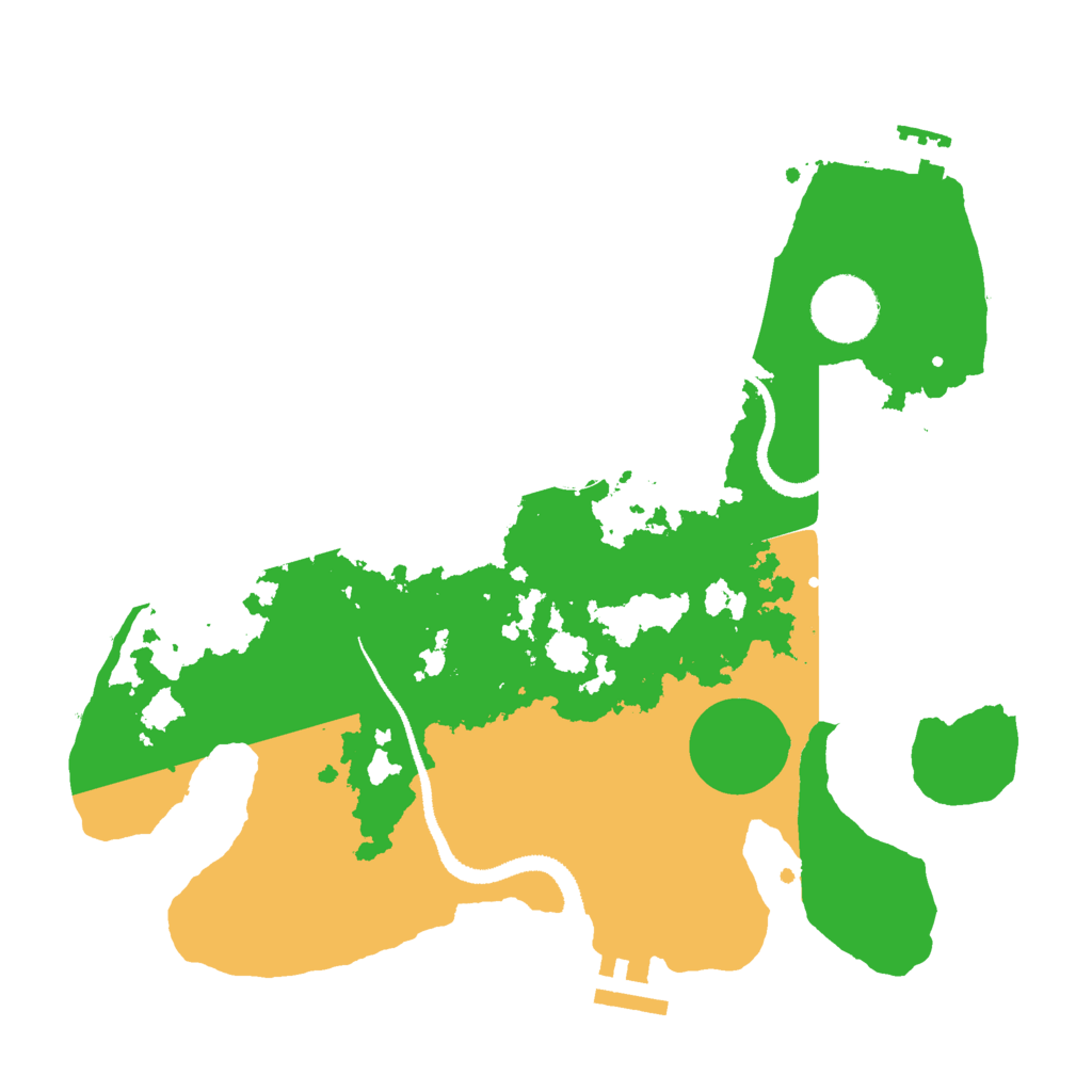 Biome Rust Map: Procedural Map, Size: 3000, Seed: 59826846