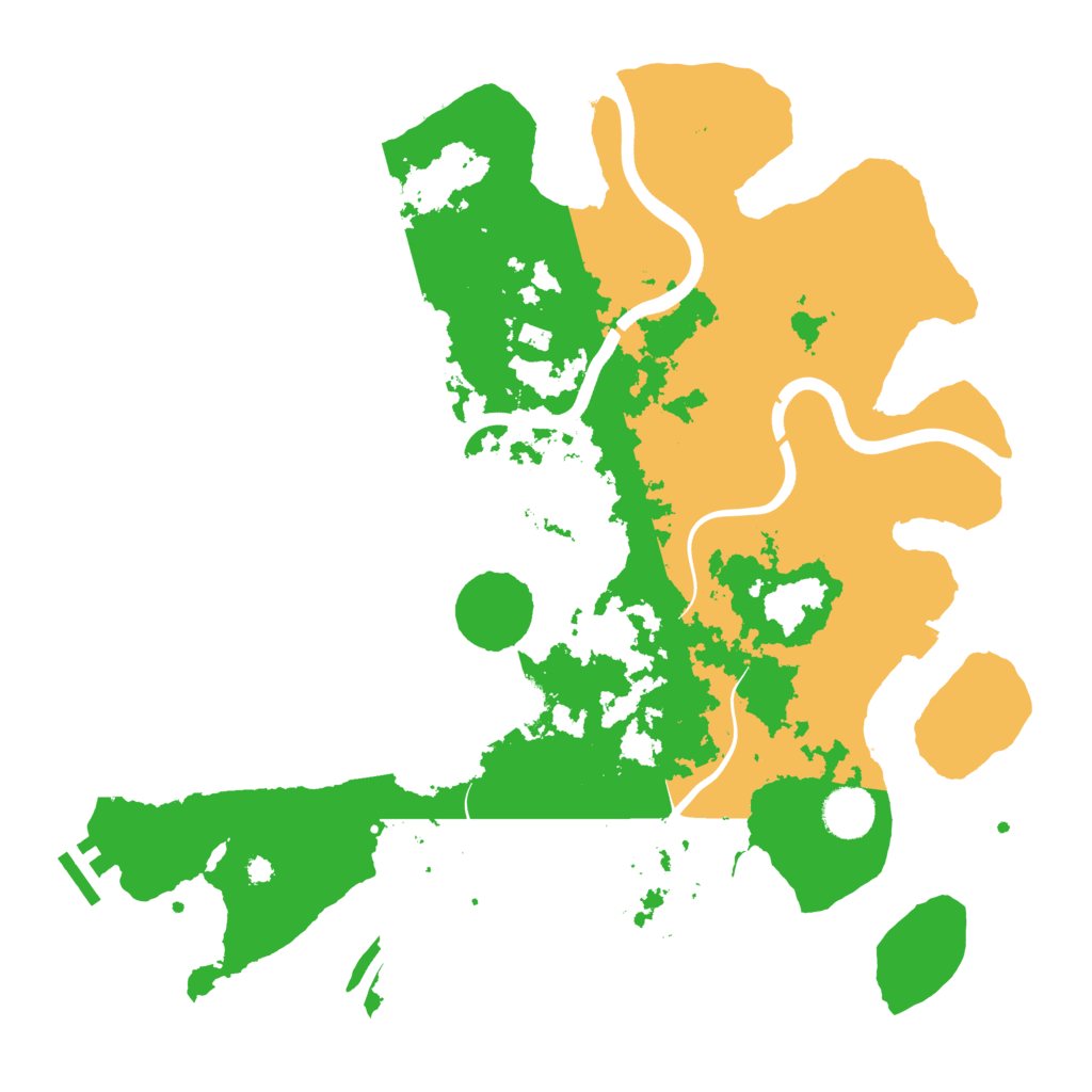 Biome Rust Map: Procedural Map, Size: 3750, Seed: 692137420