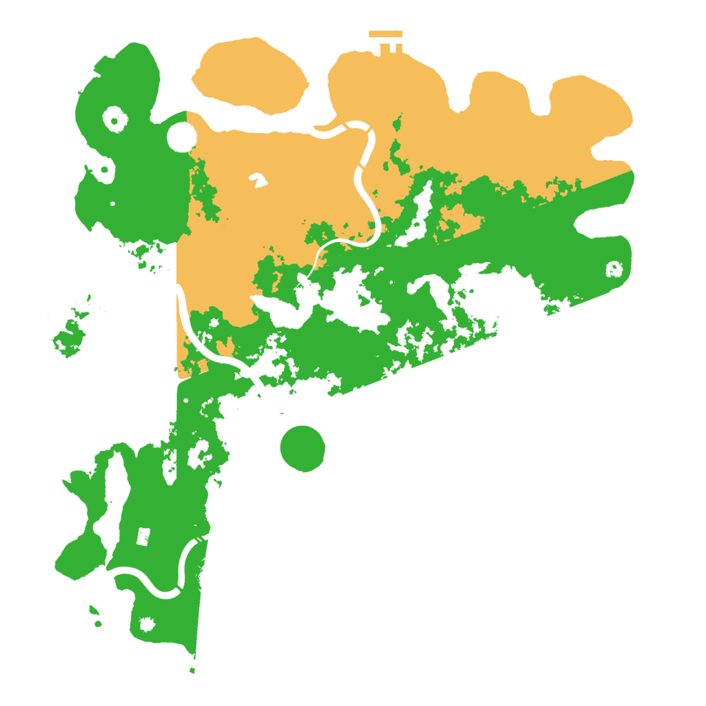 Biome Rust Map: Procedural Map, Size: 4250, Seed: 70225209