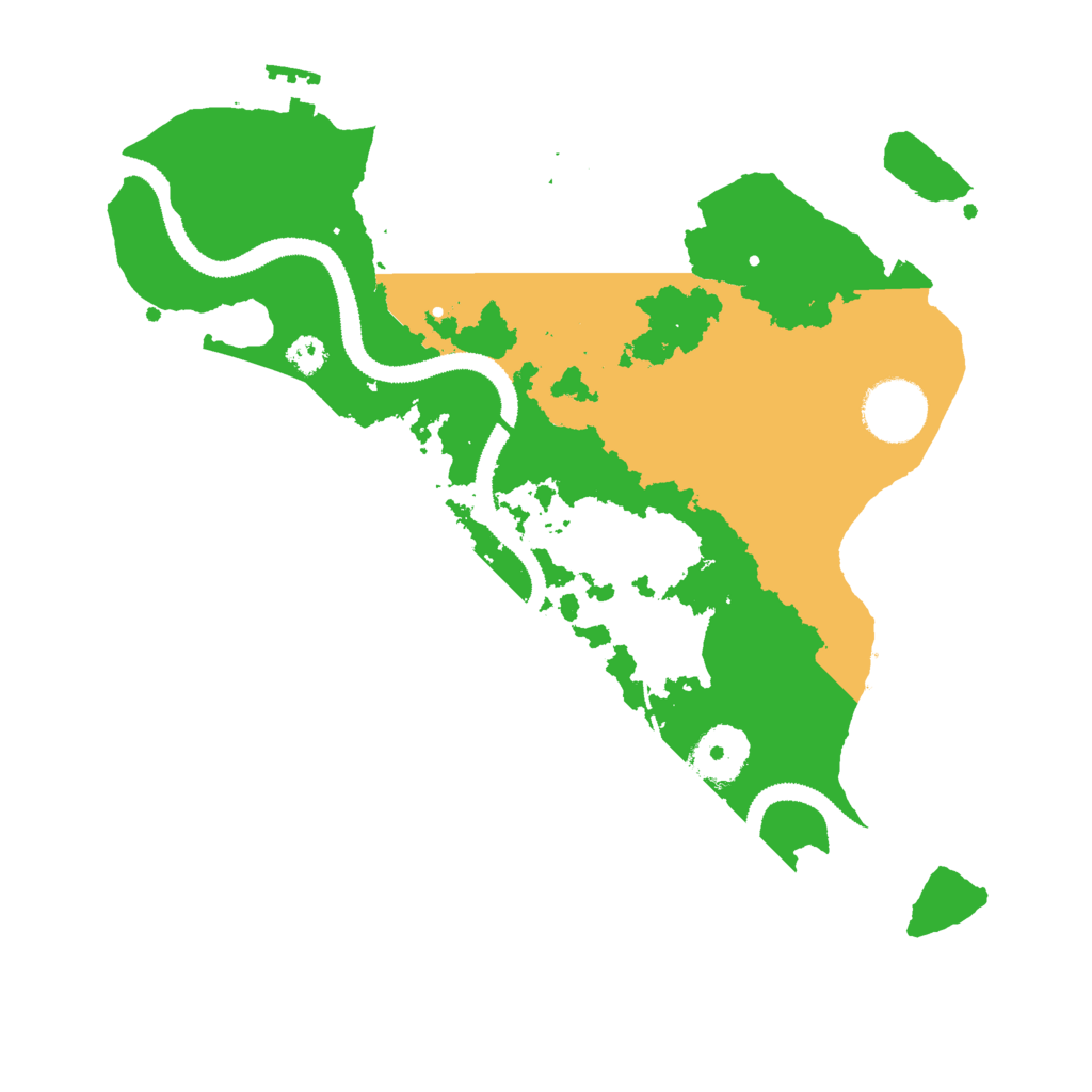 Biome Rust Map: Procedural Map, Size: 3000, Seed: 32482324