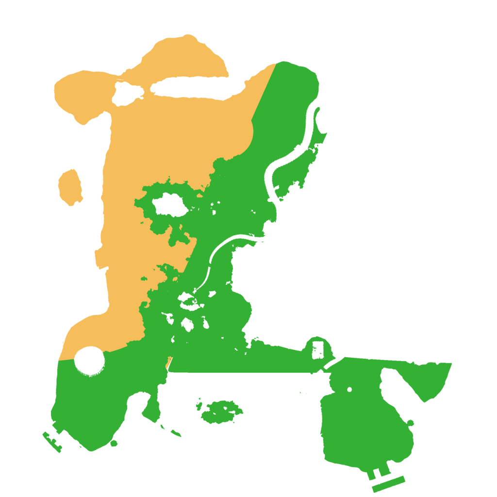 Biome Rust Map: Procedural Map, Size: 3000, Seed: 93474