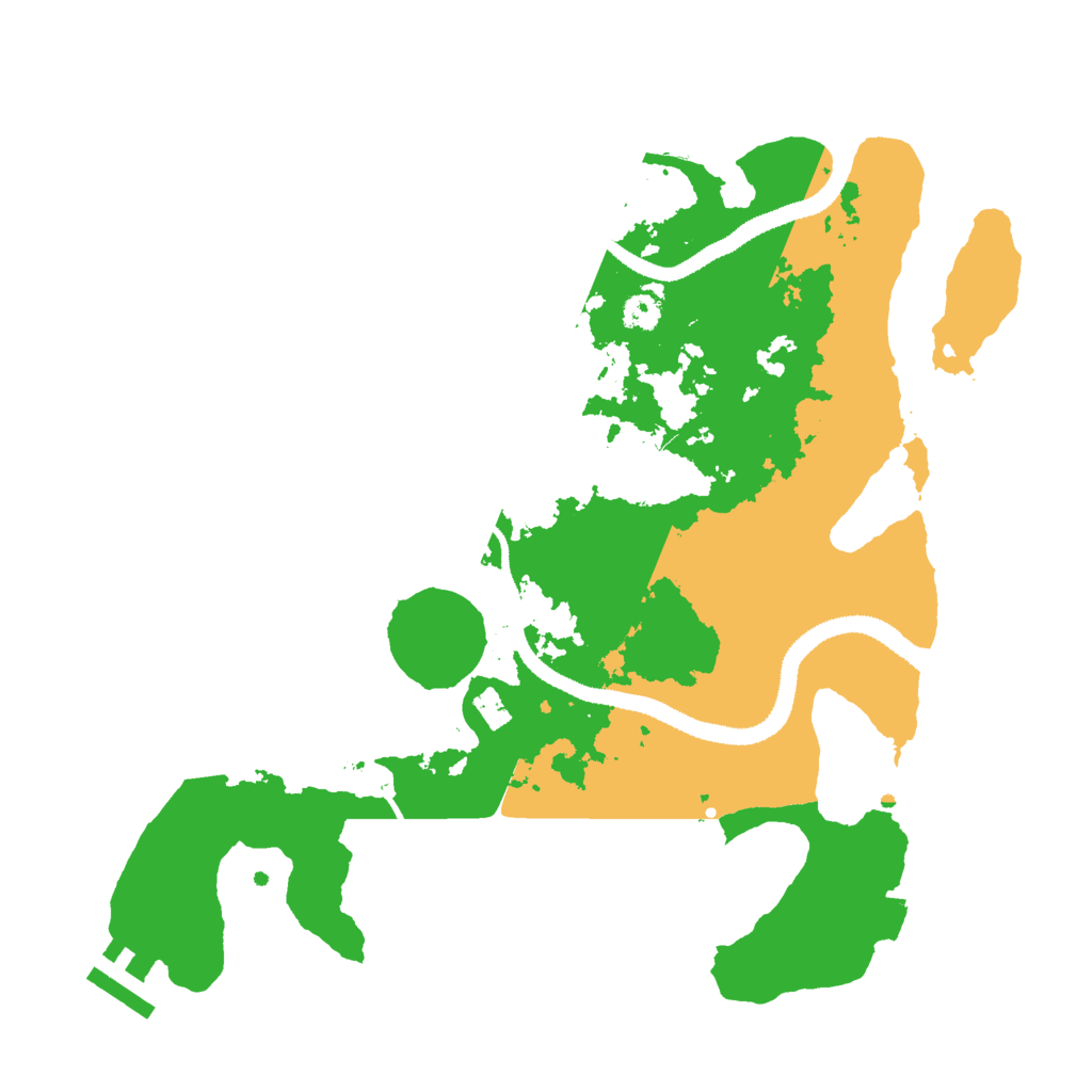 Biome Rust Map: Procedural Map, Size: 3000, Seed: 827701