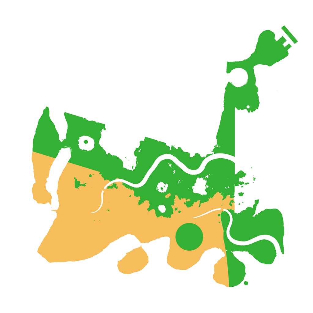 Biome Rust Map: Procedural Map, Size: 3000, Seed: 334123