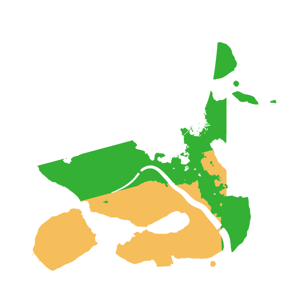 Biome Rust Map: Procedural Map, Size: 2100, Seed: 26944228